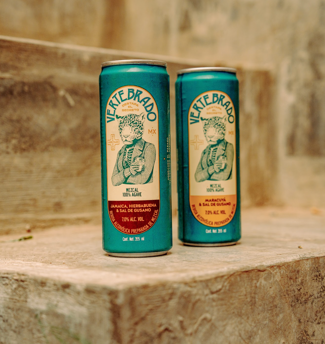 Coctel a base de Mezcal 100% agave, con pulpa natural de maracuyá y sal de gusano — 12 pack